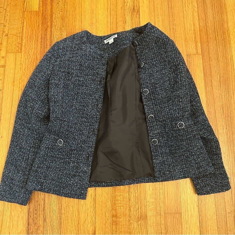 pendleton  women Vest In Excellent Condition Size 4 Small Blue - Picture 7 of 12
